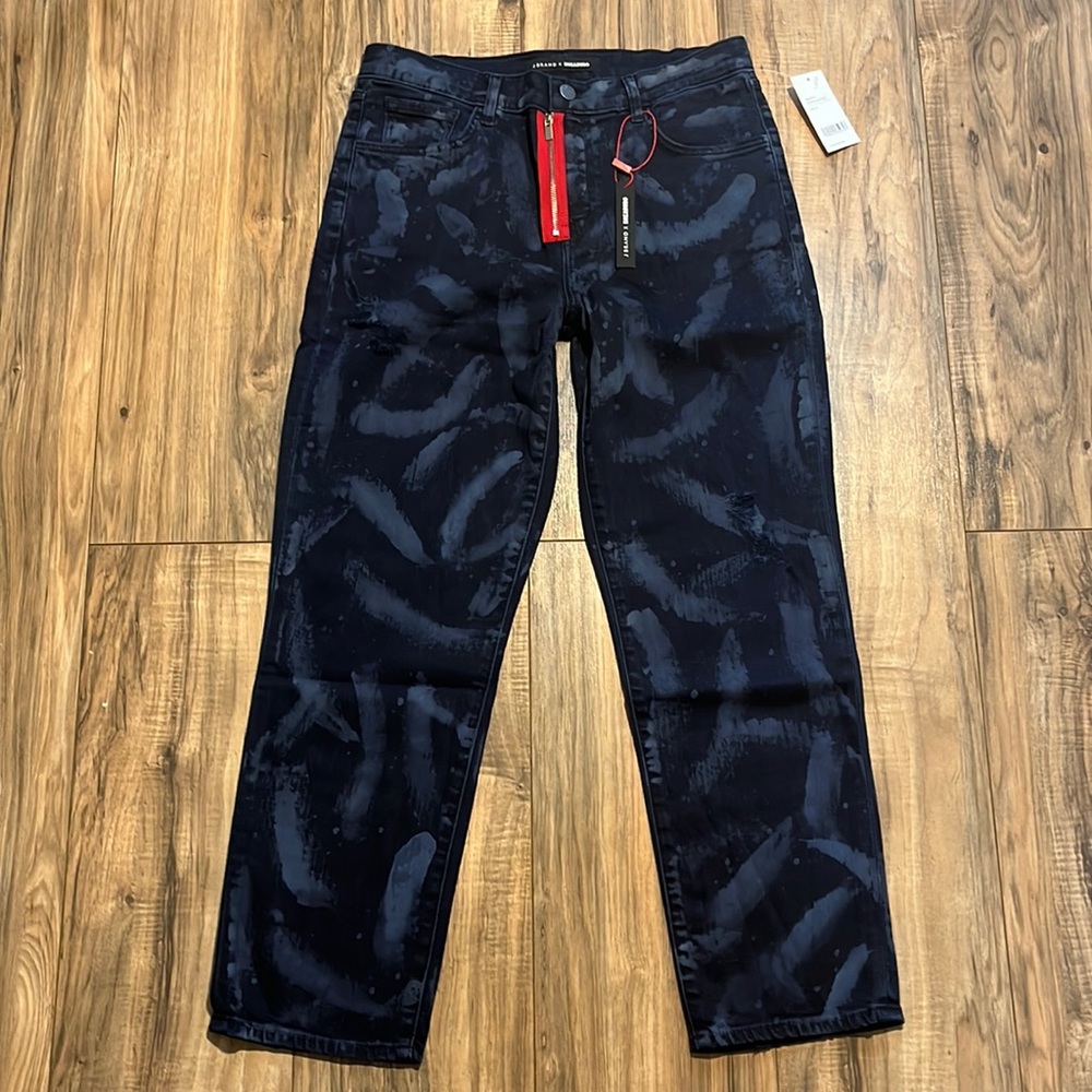JBRAND x KOZABURO RUBY Stroke Darktone Distressed Jeans 29